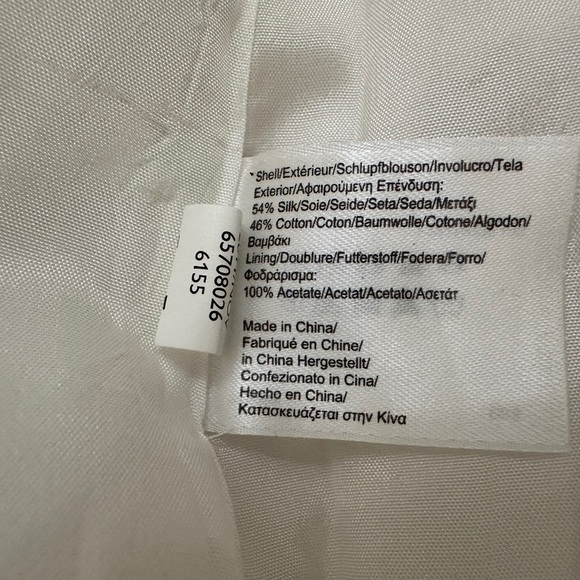 BROOKS BROTHERS Ivory Silk Sleeveless Dress $149 SIZE 12 (GIRL'S) Holiday Winter - Picture 9 of 9